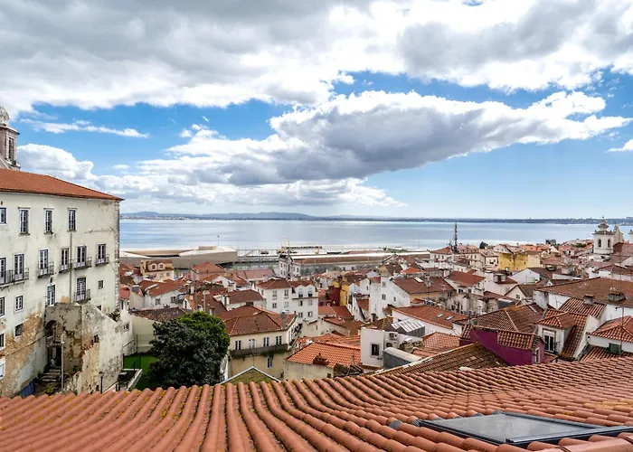 Alfama Terrace 360º - Private Terrace With Exceptional River View With A/c! 아파트
